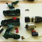 If your drill is a second hand job, get your cleaning hat on and clean off all the carbon dust and other dirt